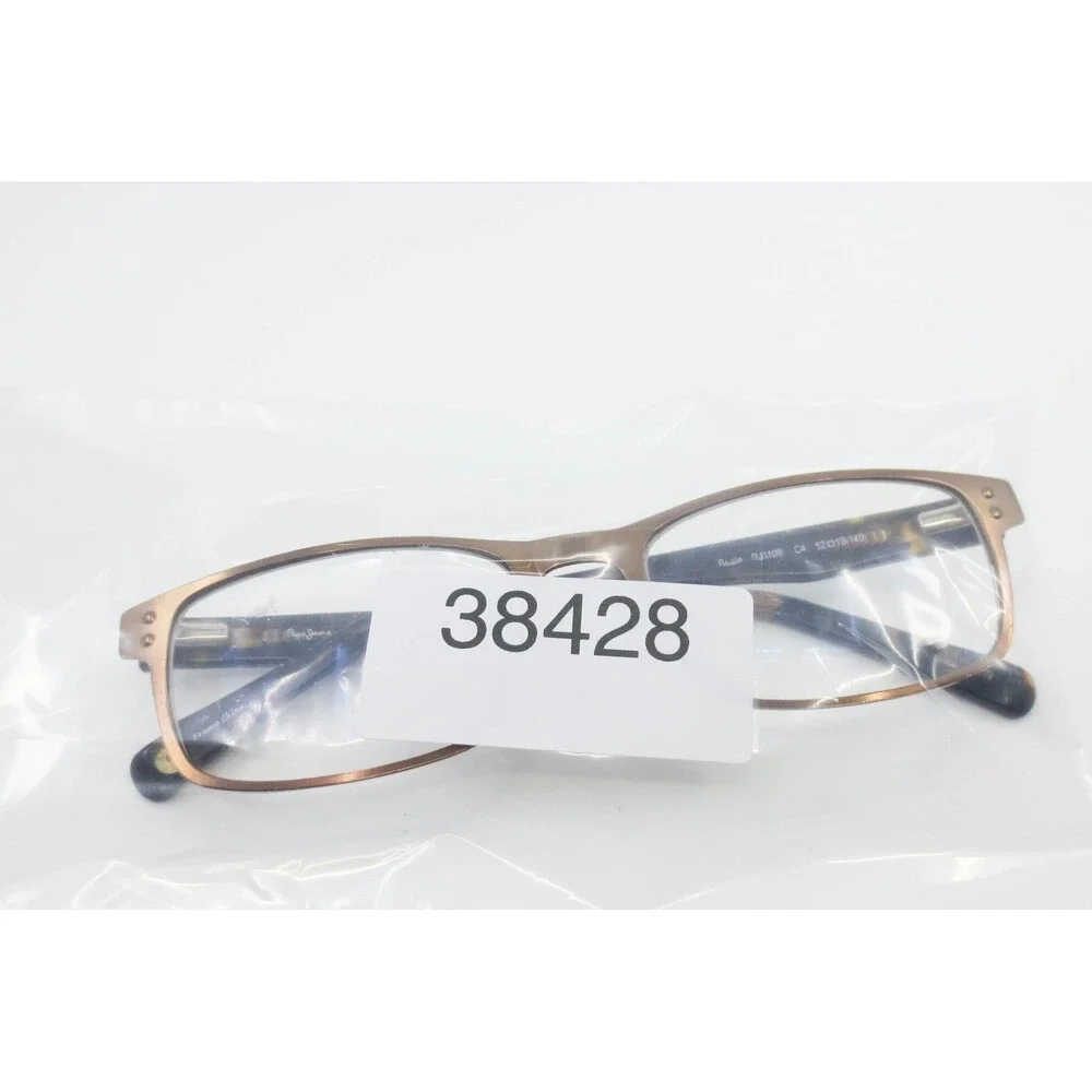 Pepe Jeans Beale PJ1109 C4 Brown Tortoiseshell Rectangular Eyeglasses 52-19-140